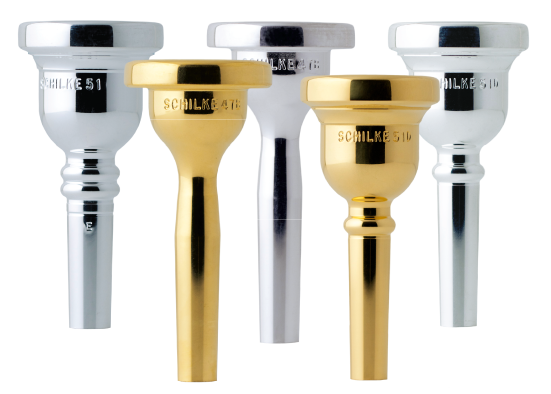 Schilke Standard Series Silver Bass (Large Shank) Trombone Mouthpiece