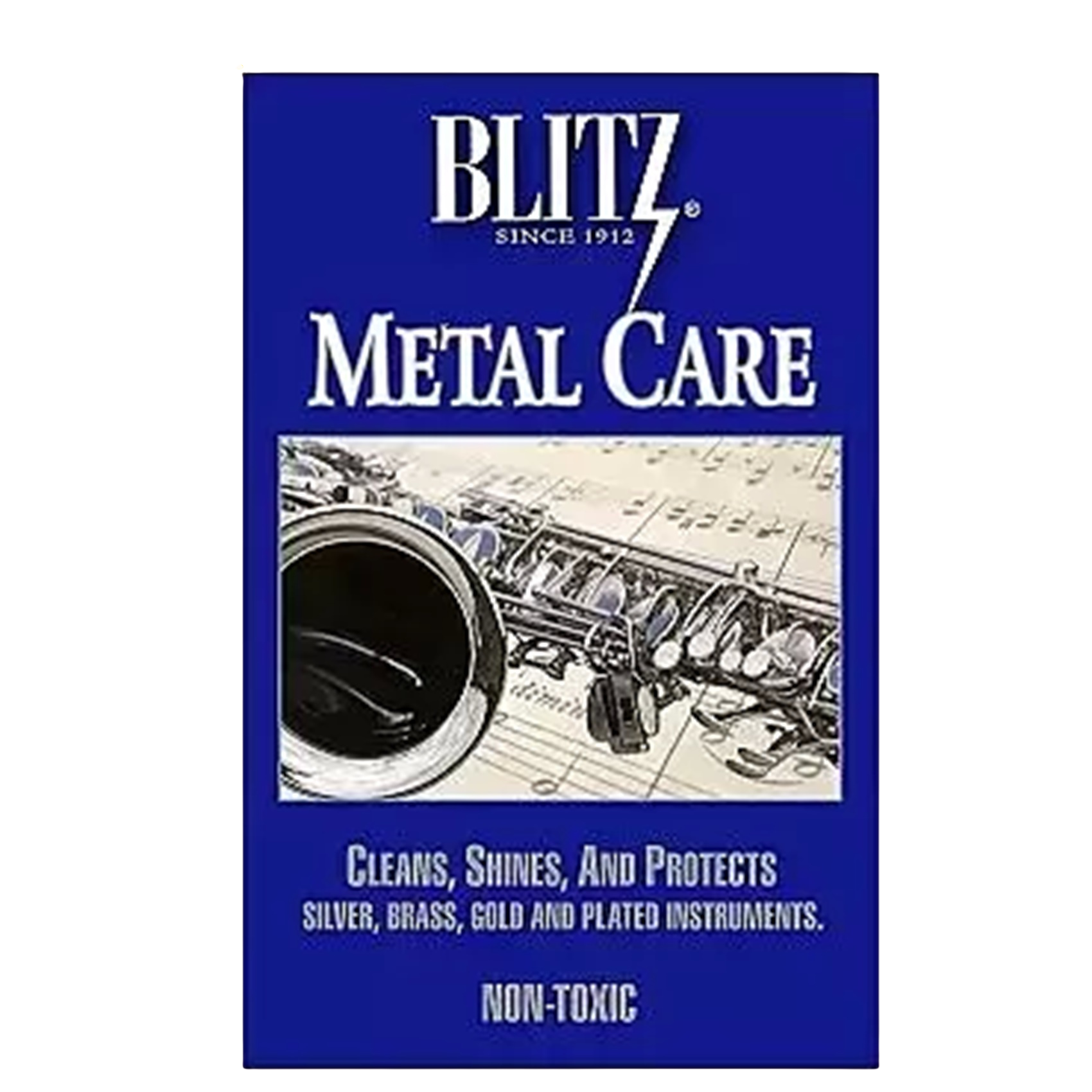 Blitz Metal Care for Silver Instruments Cleaning Cloth