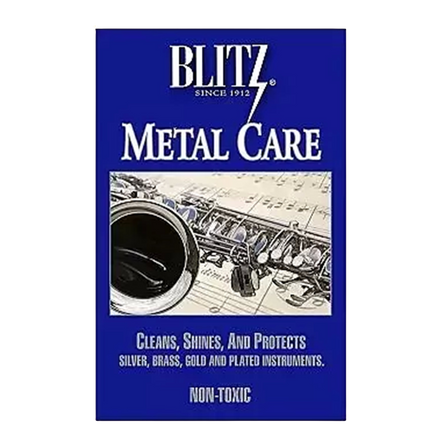 Blitz Metal Care for Silver Instruments Cleaning Cloth