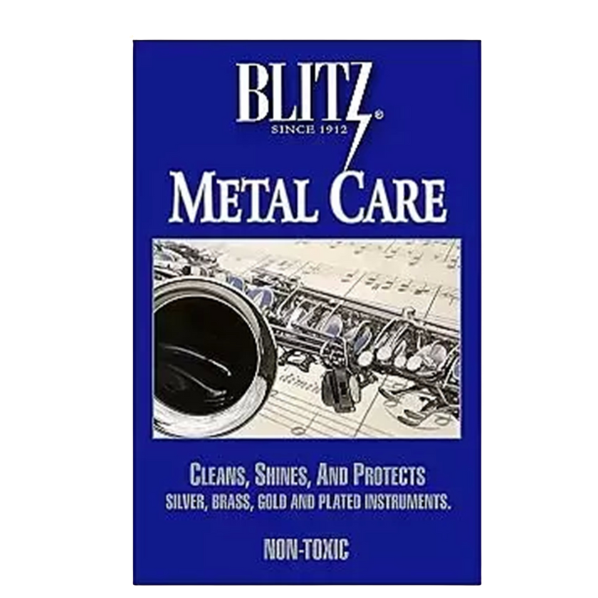 Blitz Metal Care for Silver Instruments Cleaning Cloth