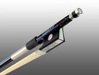 Glasser Sterling Silver Mounted Carbon Fiber Violin Bow