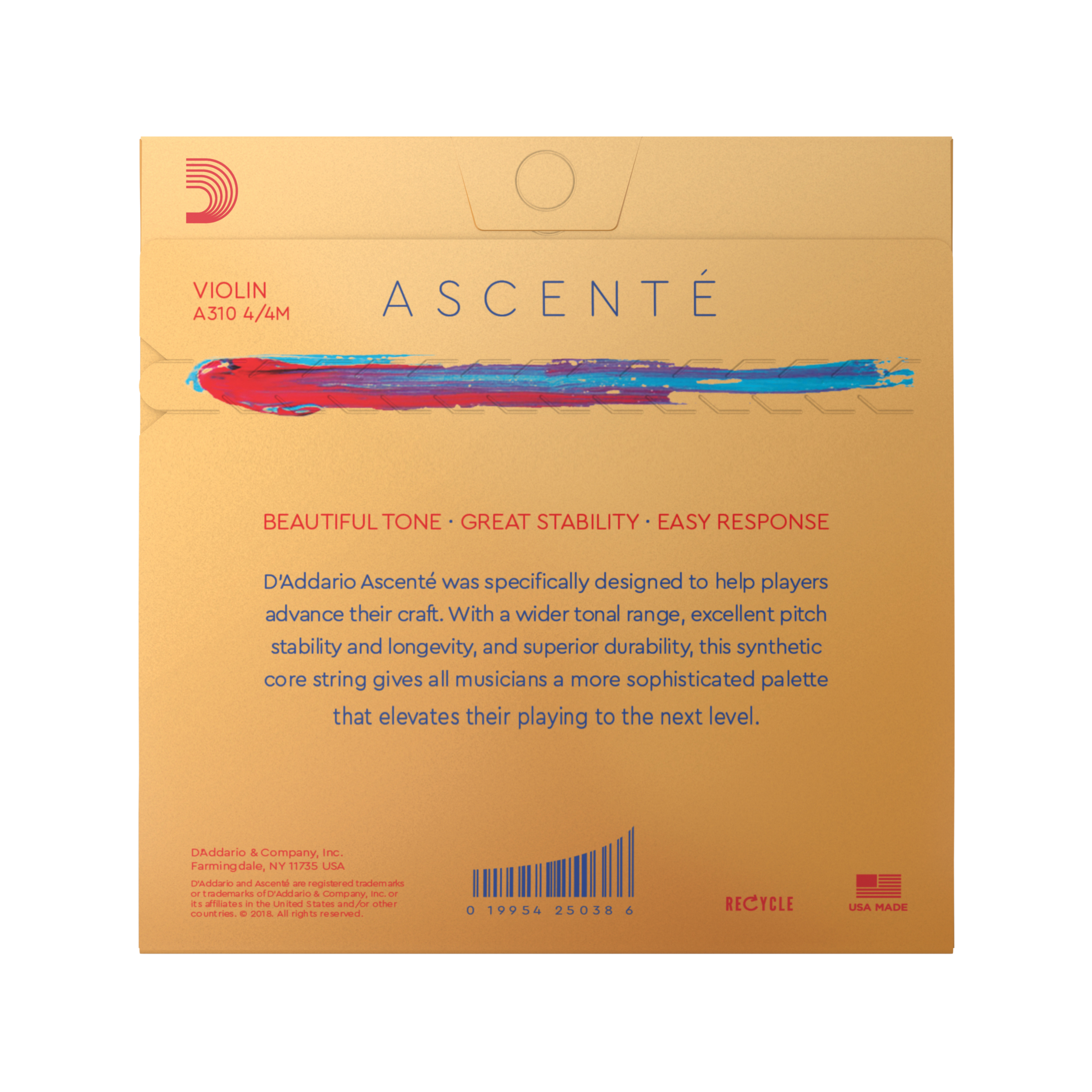 D'Addario Ascenté Violin Strings