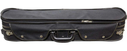 Black viola case on a white background