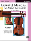 Beautiful Music for Two String Instruments - Book 1