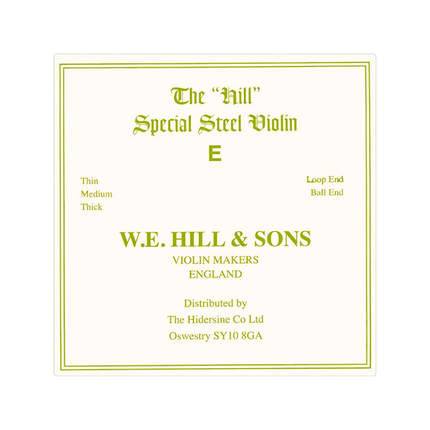 Hill & Sons Special Steel Violin E String