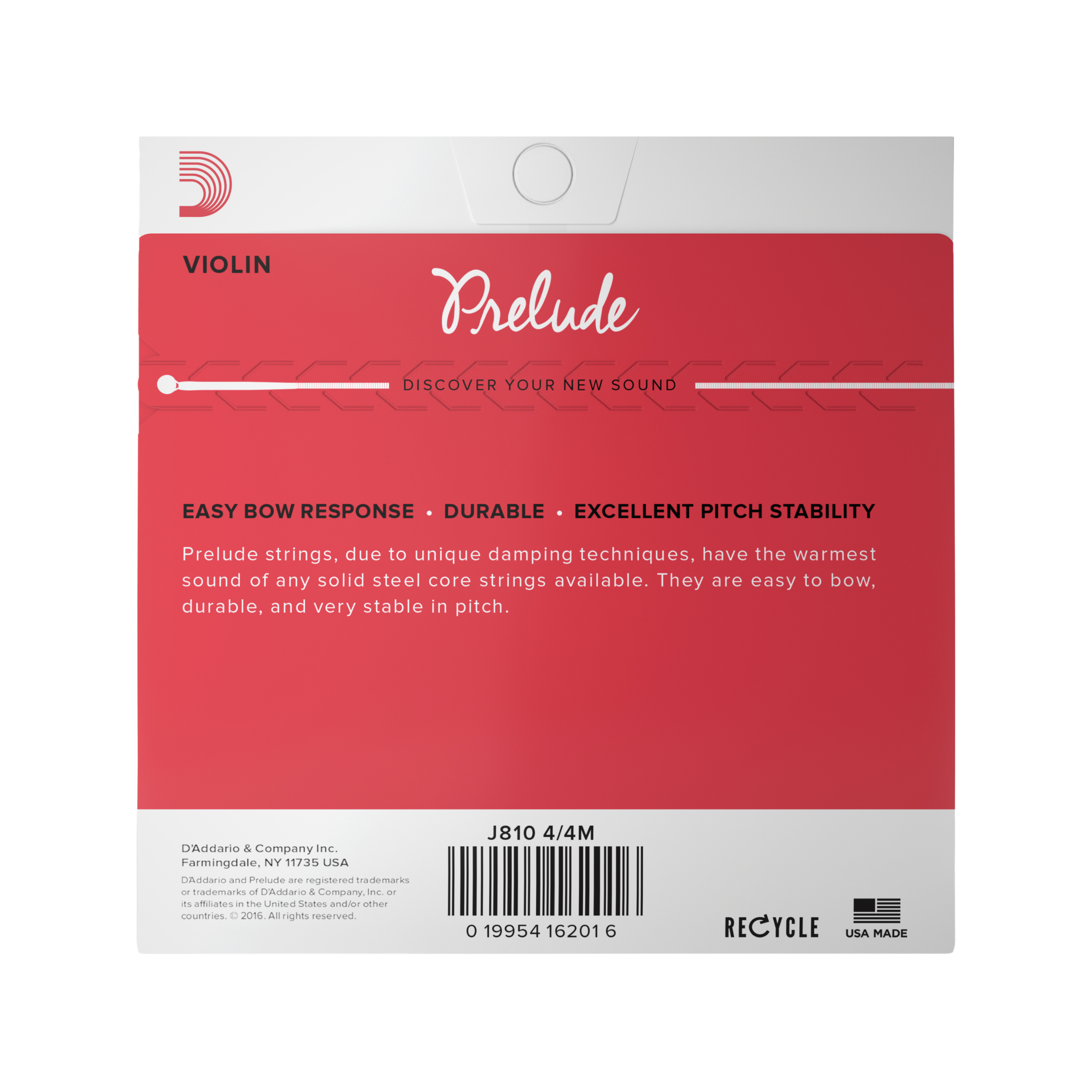 D'Addario Prelude Violin Strings