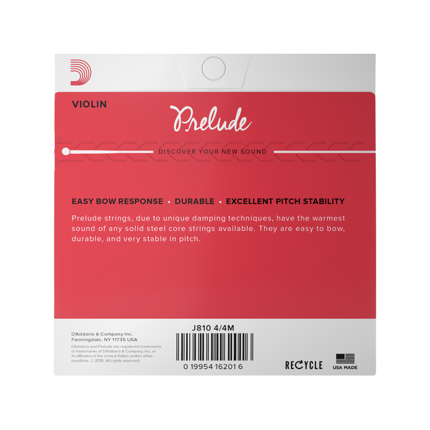 D'Addario Prelude Violin Strings