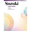 Suzuki Viola School Volume 1 book cover with colorful abstract patterns on a white background