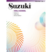 Suzuki Viola School Volume 4 book cover with colorful abstract pattern on a white background