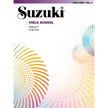 Suzuki Viola School Volume 9 cover with colorful abstract patterns on a white background