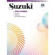 Suzuki Viola School Volume 3 book and CD cover with colorful abstract design