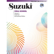 Suzuki Viola School Volume 4 book and CD cover with colorful abstract design