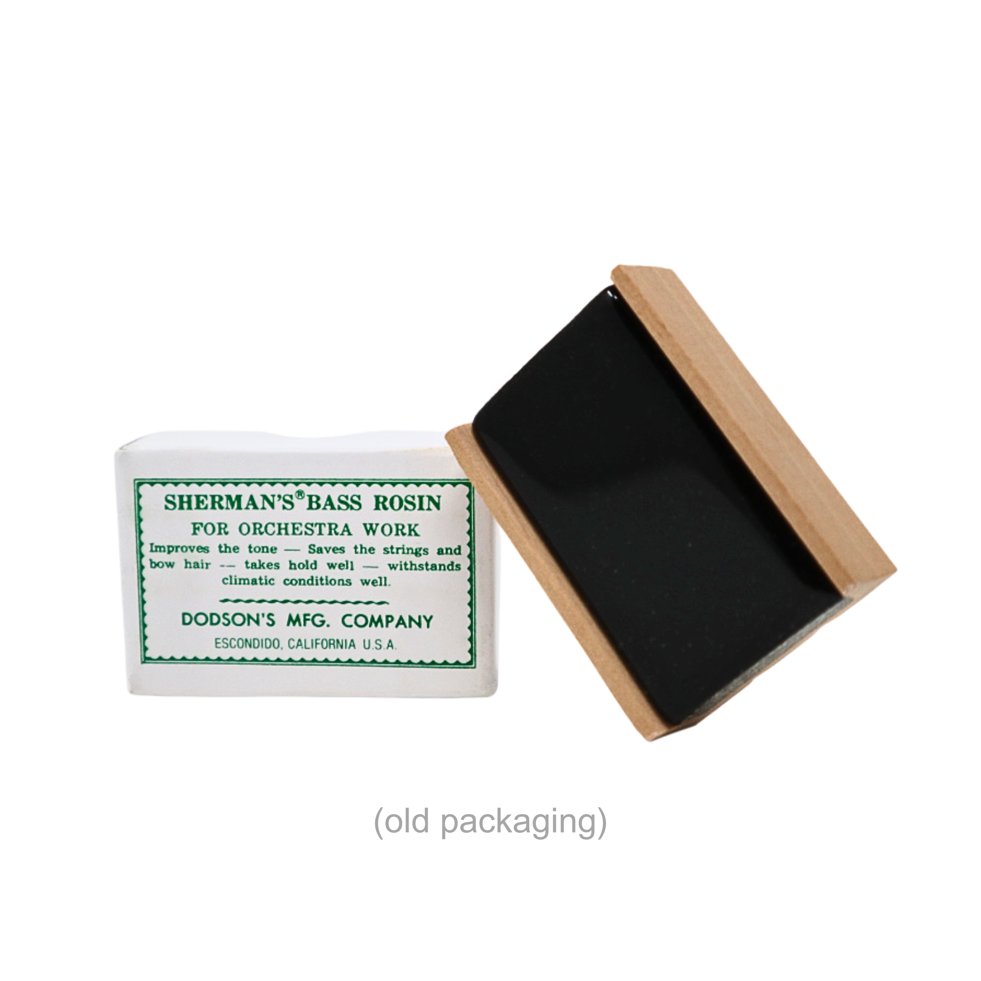 Sherman rosin old packaging