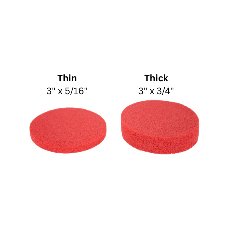 Red Sponge Shoulder Pad 2 Pack