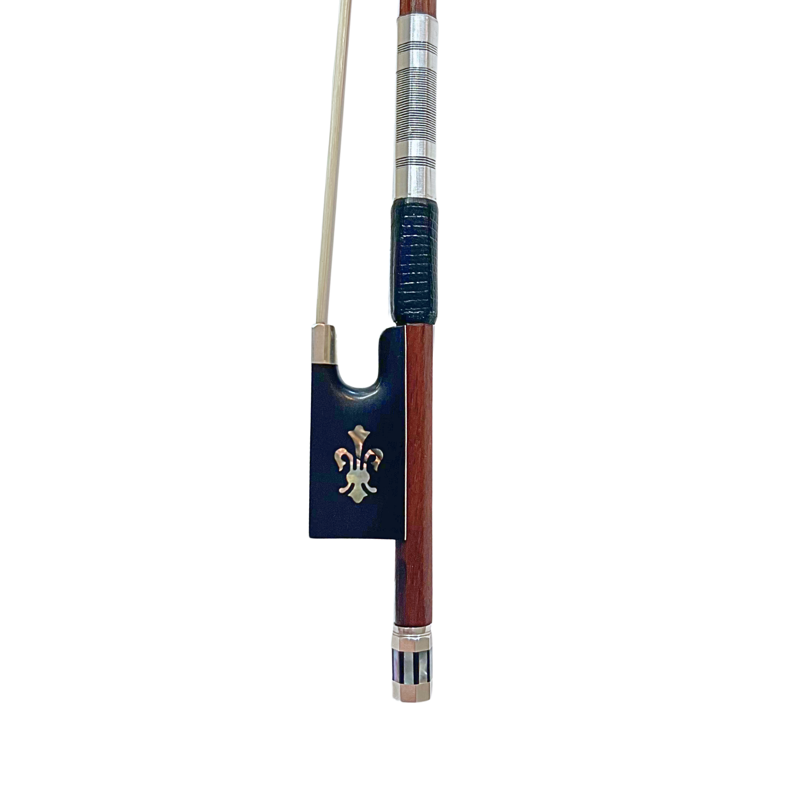 Fleur-de-lis Pernambuco Violin Bow