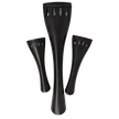Ebony Tulip Shaped Violin Tailpiece