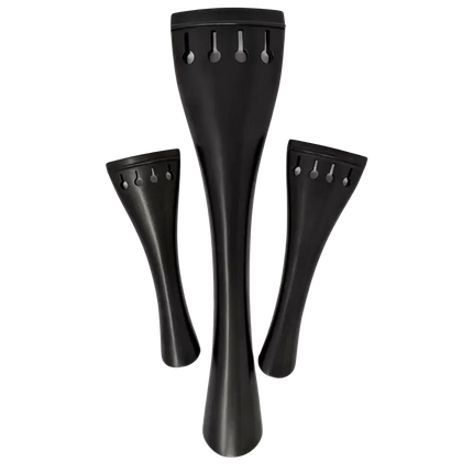 Ebony Tulip Shaped Violin Tailpiece