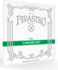 Pirastro Chromcor cello string packaging on a white background