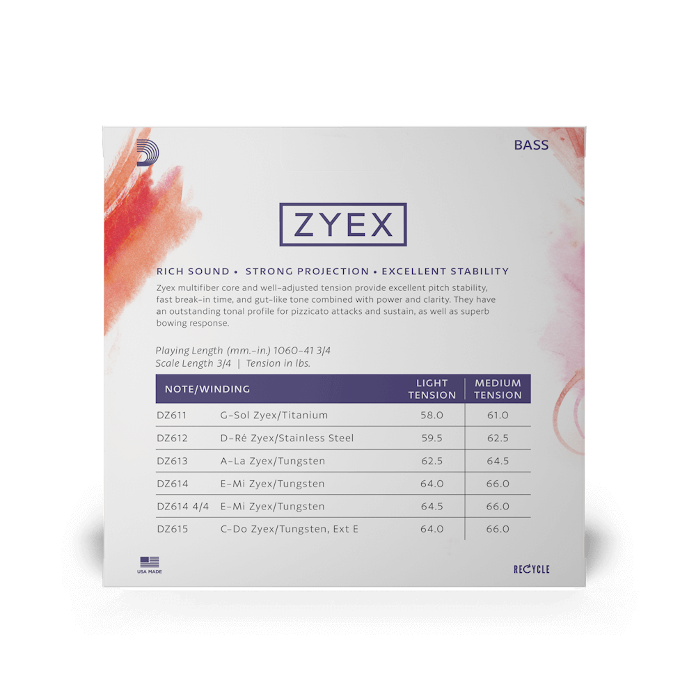 D'Addario Zyex Bass String Set
