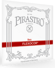Pirastro Flexocor bass string packaging on a white background