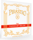 Pirastro Flexocor Deluxe bass strings packaging on a white background