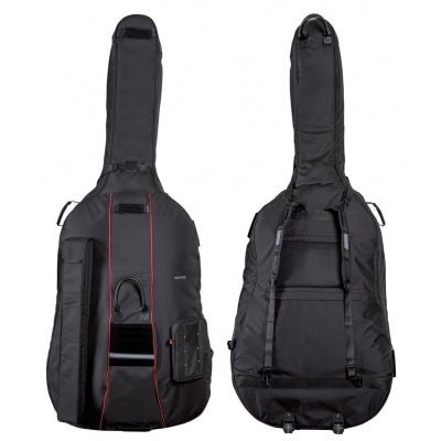 GEWA Double Bass Gig-Bag, Prestige Rolly, 25mm padding, Black