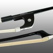 Glasser Sterling Silver Mounted Carbon Fiber Bass Bow