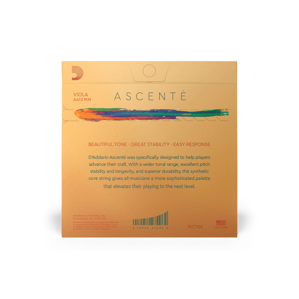 D'Addario Ascente Viola Strings